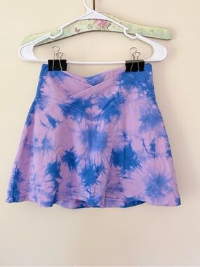 VS PINK Skort w/ Pockets Purple And Blue Tie-Dye Golf Tennis Sz S